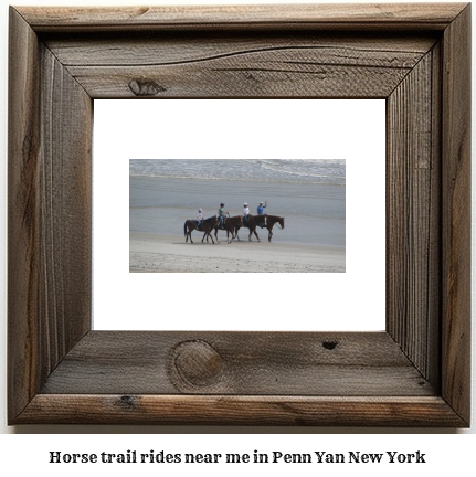 horse trail rides near me in Penn Yan, New York